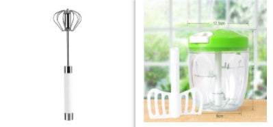 Semi-Automatic Hand Whisk for Quick Blending