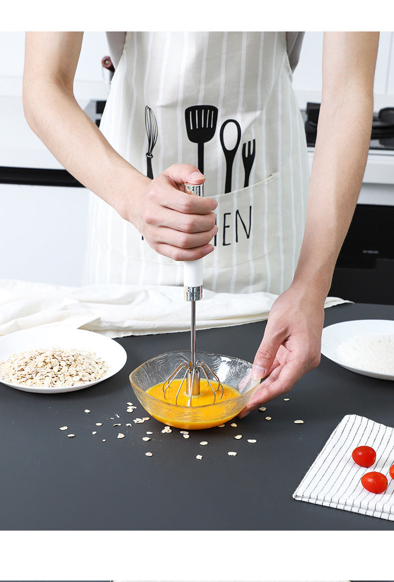Semi-Automatic Hand Whisk for Quick Blending