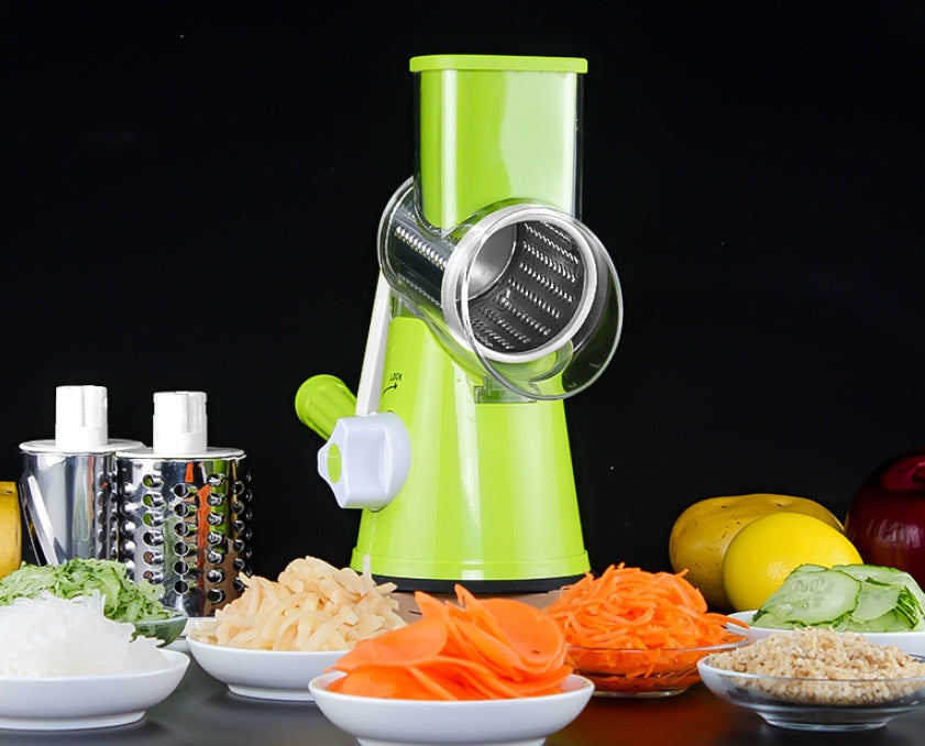 Multifunctional 5-in-1 Mandoline Slicer – Effortlessly Slice, Shred & Grate Vegetables, Potatoes & Cheese!