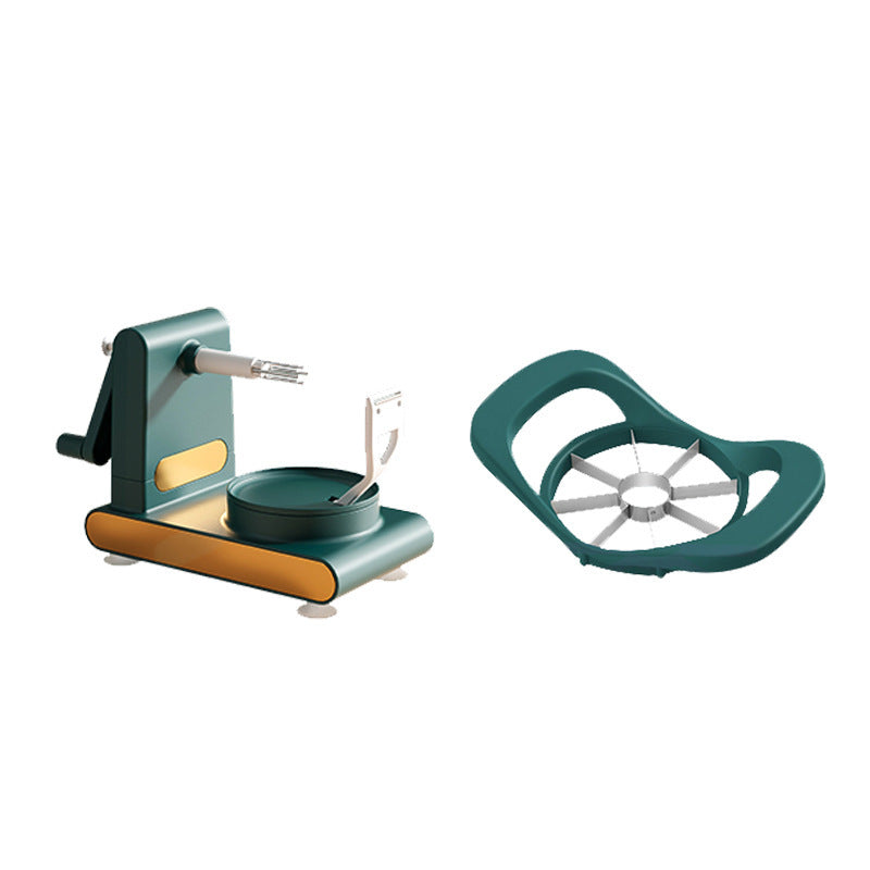 5-in-1 Hand Crank Peeler & Slicer – Must-Have Kitchen Gadget!