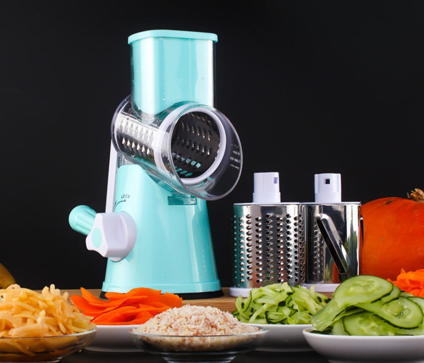Multifunctional 5-in-1 Mandoline Slicer – Effortlessly Slice, Shred & Grate Vegetables, Potatoes & Cheese!