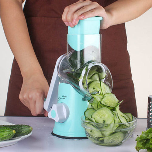Multifunctional 5-in-1 Mandoline Slicer – Effortlessly Slice, Shred & Grate Vegetables, Potatoes & Cheese!
