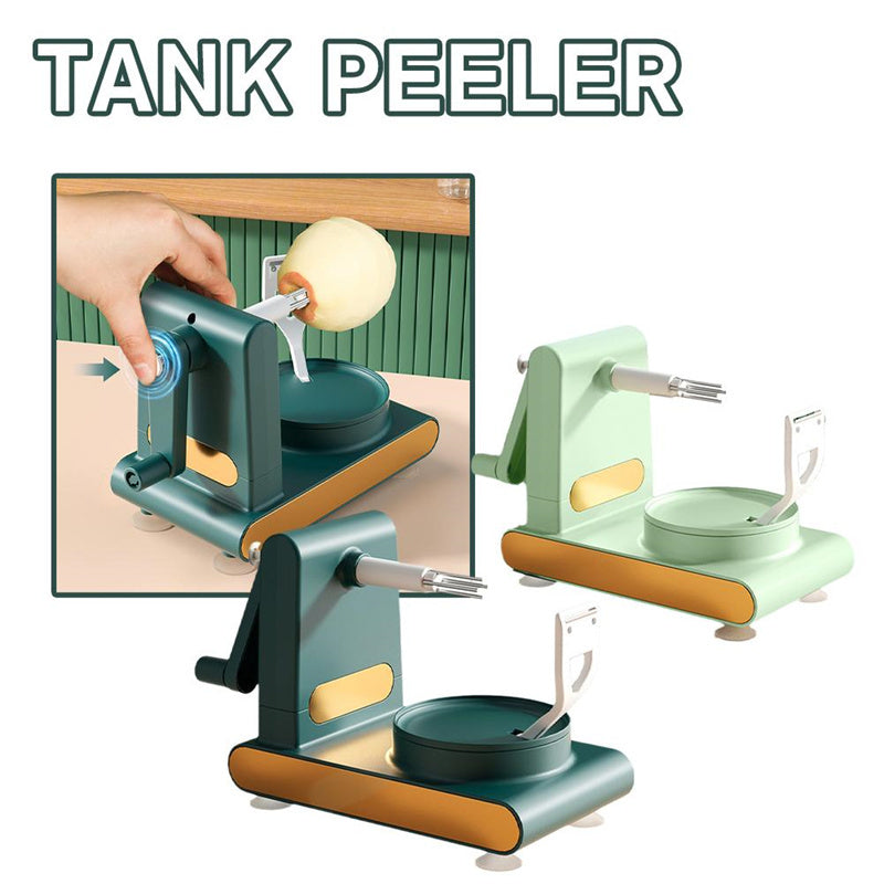 5-in-1 Hand Crank Peeler & Slicer – Must-Have Kitchen Gadget!