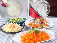 Multifunctional 5-in-1 Mandoline Slicer – Effortlessly Slice, Shred & Grate Vegetables, Potatoes & Cheese!