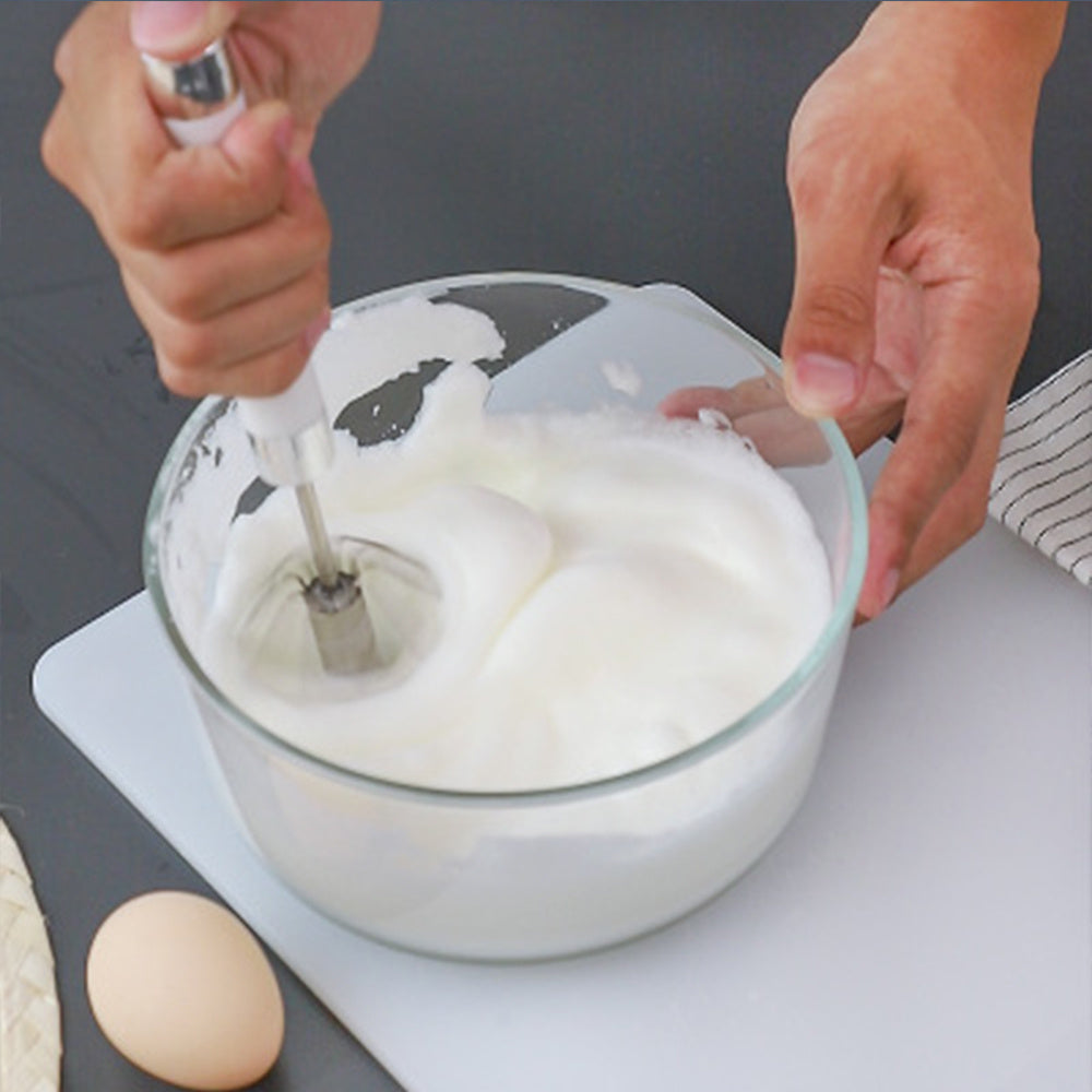 Semi-Automatic Hand Whisk for Quick Blending