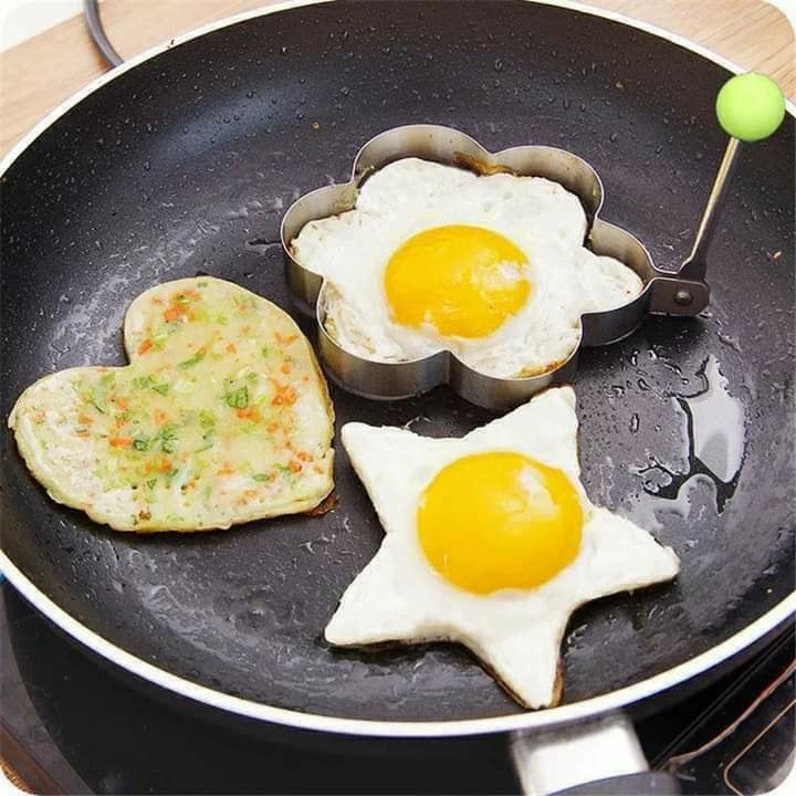 4-Pieces Stainless Steel Egg Molds ❤️ Rs-999/- only