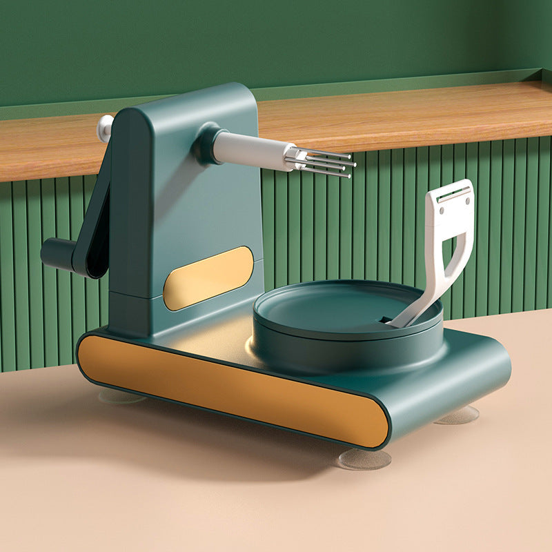 5-in-1 Hand Crank Peeler & Slicer – Must-Have Kitchen Gadget!