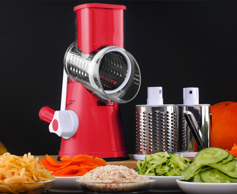 Multifunctional 5-in-1 Mandoline Slicer – Effortlessly Slice, Shred & Grate Vegetables, Potatoes & Cheese!