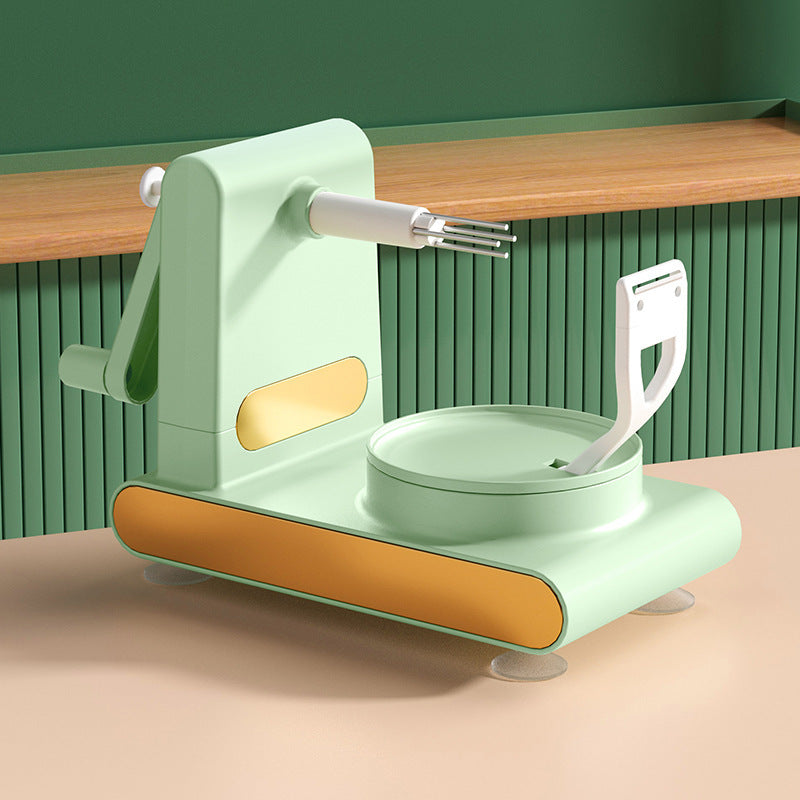 5-in-1 Hand Crank Peeler & Slicer – Must-Have Kitchen Gadget!
