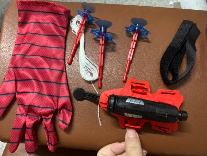 Spider-man Wrist Shooter ,transmitter Set For Kids – Multicolour