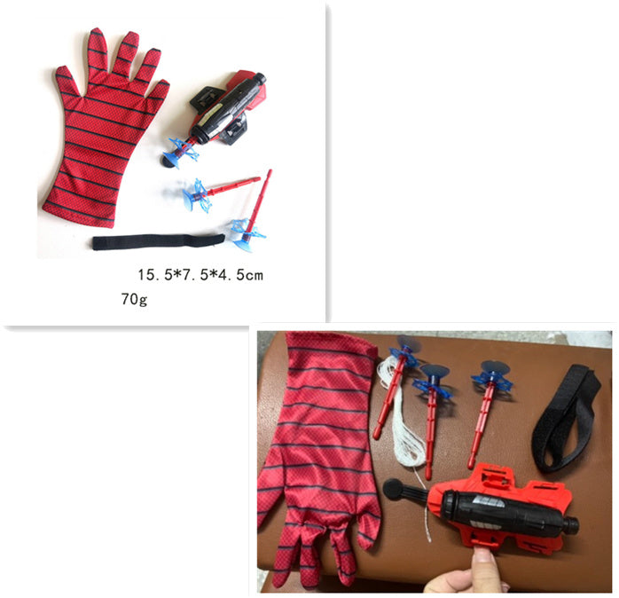 Spider-man Wrist Shooter ,transmitter Set For Kids – Multicolour