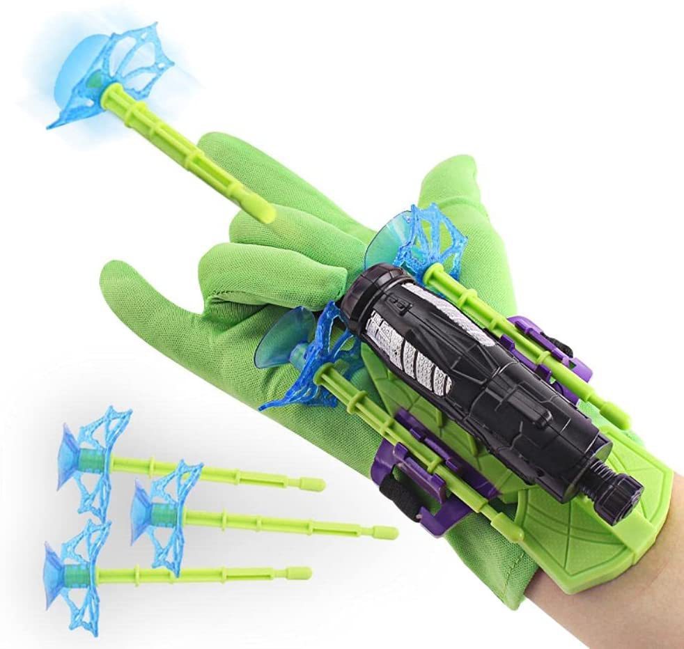 Spider-man Wrist Shooter ,transmitter Set For Kids – Multicolour
