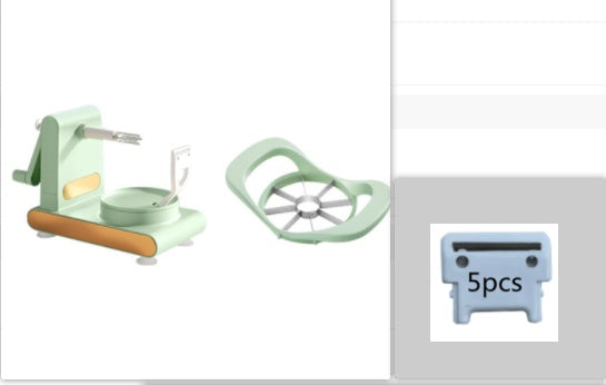 5-in-1 Hand Crank Peeler & Slicer – Must-Have Kitchen Gadget!
