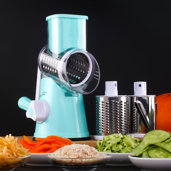 Multifunctional 5-in-1 Mandoline Slicer – Effortlessly Slice, Shred & Grate Vegetables, Potatoes & Cheese!